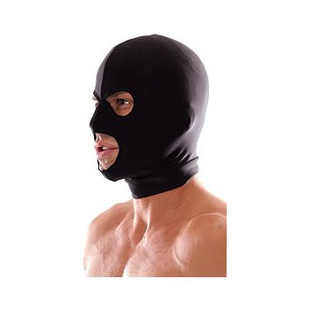 Fetish Fantasy - Spandex 3 Hole Hood Black