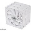 AKASA ventilátor Viper, White Fan 12cm, 120x120x25mm, HDB, 4 pin PWM, 3ks v balení, bílá AK-FN065-WKT03