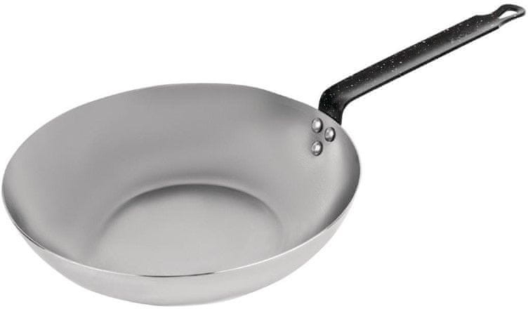 Vogue wok z čierneho železa 280 mm