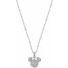 Disney Pôvabný strieborný náhrdelník Minnie Mouse NS00033SZWL-157.CS (retiazka, prívesok)