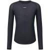 SANTINI Cyklistické tričko s dlhým rukávom - DRY - čierna M-L