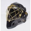 Unihoc Alpha Prime EvoLab Black-Gold Goalie Mask černá-zlatá
