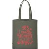 Organická ECO Textilná Taška - Dizajn pre majiteľa viacerých psov - Olivová zelená - Standard - Darčeky