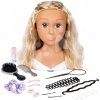 Česacia hlava pre kaderníčku s blond vlasmi My Beauty Blonde Styling Head Smoby vytváranie účesov s 19 doplnkami