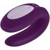 Satisfyer Double Joy partnerský vibrátor VIOLET