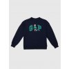 GAP Oversize mikina Brannan Bear s logom Tmavomodrá S/M