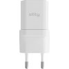 AppleMix 20W EU adaptér / nabíjačka ALLITY - USB-A + USB-C - mini GaN - biela