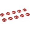 GForce Podložka pro půlk. hlavu M3/10 mm hliník červená 10 (GF-0407-025)