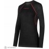 La Sportiva Wool40 Aero Longsleeve dámske tričko, black/hibiscus L
