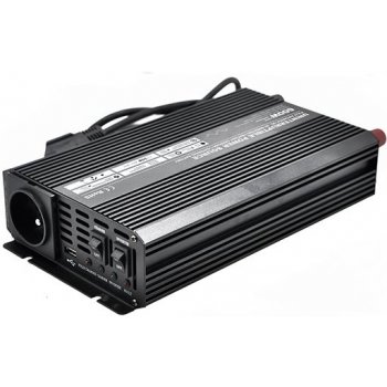 Carspa UPS600-12 12V/230V 600W s nabíjačkou 12V/10A a funkciou UPS