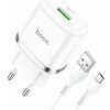Hoco Nabíjačka USB 3A QC3.0 Quick Charging Special Single Port s mikro káblom N3 biela - HOCO
