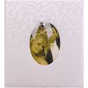svadobný fotoalbum na rožky GRACE strieborný