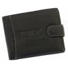 Wild Things Only 5503 čierna pánska kožená peňaženka 12 x 9,5 x 2,5 cm