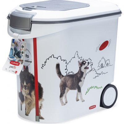 Curver zásobník na krmivo pre psov dizajn agility: až 12 kg suchého krmiva (35 l)
