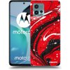 Picasee silikónový čierny obal pre Motorola Moto G72 - Red black