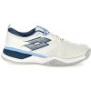 Pánska tenisová obuv Lotto Raptor Hyperpulse 100 III Clay All White/Mallard Blue EUR 42,5