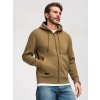 Ombre Men's unbuttoned BASIC sweatshirt - olive kaki L Ombre 5902228959816