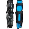 Hokejbalové holene Bauer PERFORMANCE SHINS SR Čierna,Modrá,Biela
