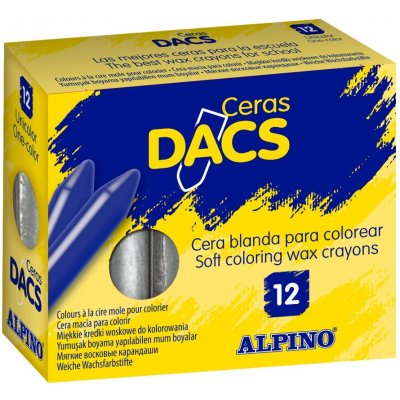 Alpino Balenie 12 voskoviek DACs strieborná