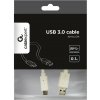 Gembird CCP-USB3-AMCM-W-0.1M USB 3.0 (AM) na USB 3.1 (CM), 0,1m, bílý