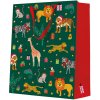 Darčeková taška vianočná 26,5x13x33,5 cm Animals in a Christmas mood