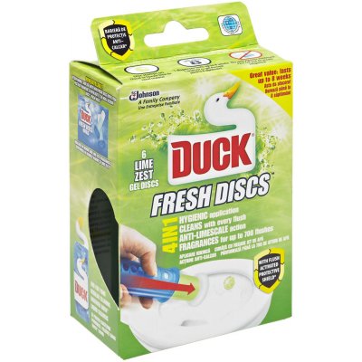 Duck Fresh Discs čiastiaci gél na toalety s vôňou limetky Lime 36 ml