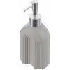 Skleněný dávkovač mýdla Orion 0,32 l šedá