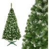 mamido Umelý vianočný stromček borovice so snehom 180 cm