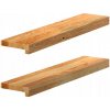 Parapet drevo VidaXL 15 x 70 cm