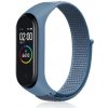 Xiaomi Mi Band 3/4 nylonový náhradný náramok na suchý zips Svetlo Modrá MBSCZ-NLN009