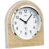 Stolové hodiny 5199 AMS s dekoráciou dyhy Sonoma a riadené rádiovým signálom 13cm (4037445159143)