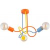 Alfa | Detský prisadený luster WINGO 3xE27/15W/230V pestrofarebná | ALF62521