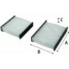 Filter vnútorného priestoru VALEO 715556
