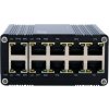 EXSYS Switch 10Port Industrie Ethernet 8x10/100/1000Tx,2x48VDC-57VDC (EX-62025POE)