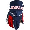 Hokejové rukavice Bauer Supreme M3 Navy/Red/White Intermediate 12 palcov