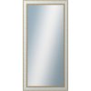 DANTIK - Zrkadlo v rámu, rozmer s rámom 50x100 cm z lišty DOPRODEJMETAL bielozlatá (3023)