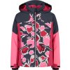 Dievčenská lyžiarska bunda CMP, KID G JACKET FIX HOOD ružová,mix 110