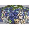 QUOIZEL Stolová lampa Cobalt v dizajne Tiffany - QZ-COBALT-TL