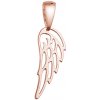 PAVONA Pozlátený strieborný prívesok anjelské krídlo 64087 rose gold