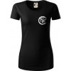 Volejbal lopta prso - Dámske tričko z organickej bavlny Origin (GOTS) - XL ( Čierna )