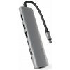 Epico 7v1 Multimedi Hub 8K s USB-C konekt. - šedá (9915112100071)