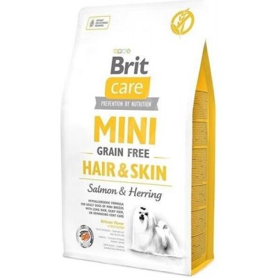 BRIT Care dog MINI Grain Free Hair & Skin 2kg