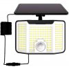 MasterLED Solárny reflektor 172LED diód, PIR senzor pohybu, samostatný solárny panel, IP44