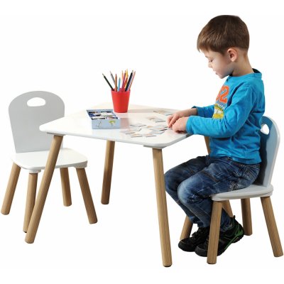Kesper detský stôl so stoličkami Scandi biely set od 58,8 € - Heureka.sk