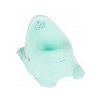 Hrajúci detský nočník protišmykový Bunny mätový Zelená