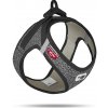 CURLI Postroj pre psov so sponou Merino vlna Black 3XS, 1,5-3 kg