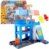 Hot Wheels City Policajná stanica pre preteky JHL74 + autíčko