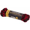 Šnúrky PROMA, STAR LACES 100 CM červená,čierna 100