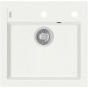 Alveus FORMIC 20 kuchynský granitový drez so sifónom 52x51 - G-11 White, spodná montáž 1128395ST