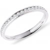 Minimalistický snubný prsteň s diamantmi KLENOTA K0748012